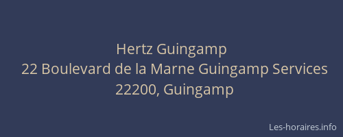 Hertz Guingamp