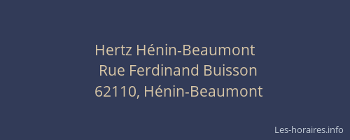 Hertz Hénin-Beaumont