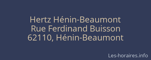 Hertz Hénin-Beaumont