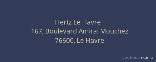 Hertz Le Havre