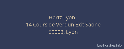 Hertz Lyon