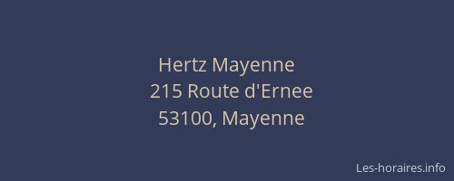 Hertz Mayenne