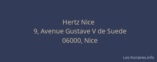 Hertz Nice