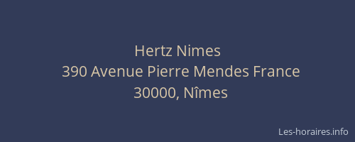 Hertz Nimes
