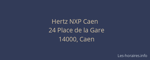 Hertz NXP Caen
