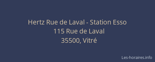 Hertz Rue de Laval - Station Esso