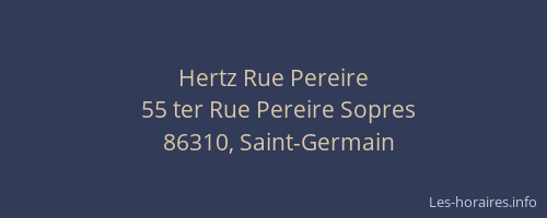 Hertz Rue Pereire