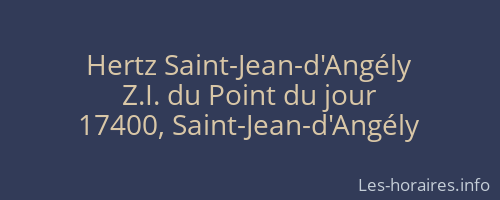 Hertz Saint-Jean-d'Angély