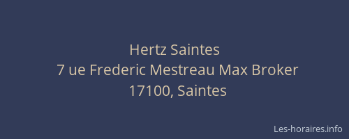 Hertz Saintes