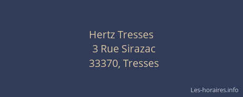 Hertz Tresses