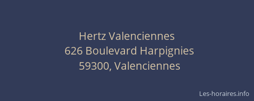 Hertz Valenciennes