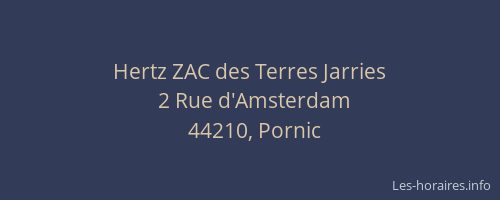 Hertz ZAC des Terres Jarries