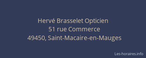 Hervé Brasselet Opticien