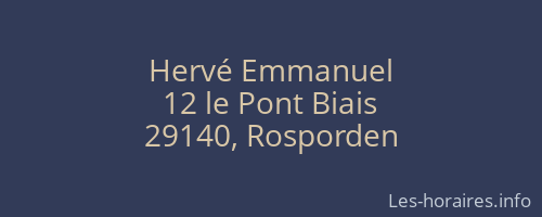 Hervé Emmanuel