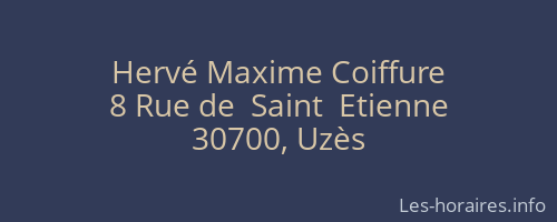 Hervé Maxime Coiffure