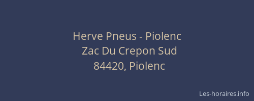 Herve Pneus - Piolenc