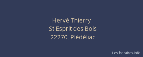 Herv&eacute; Thierry