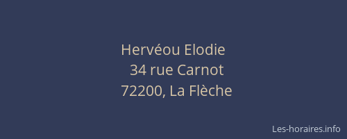 Herv&eacute;ou Elodie