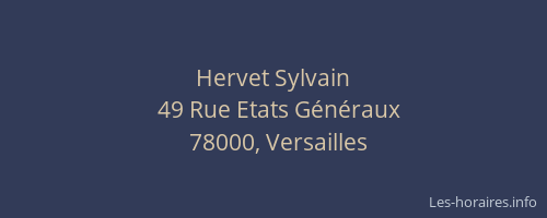 Hervet Sylvain