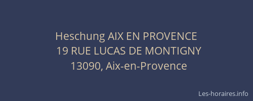 Heschung AIX EN PROVENCE