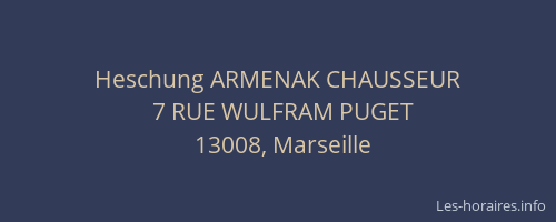 Heschung ARMENAK CHAUSSEUR