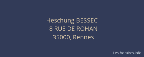 Heschung BESSEC