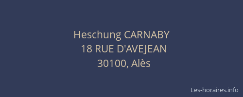 Heschung CARNABY