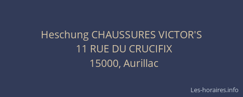 Heschung CHAUSSURES VICTOR'S