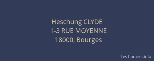 Heschung CLYDE