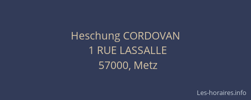 Heschung CORDOVAN