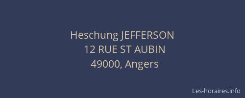 Heschung JEFFERSON