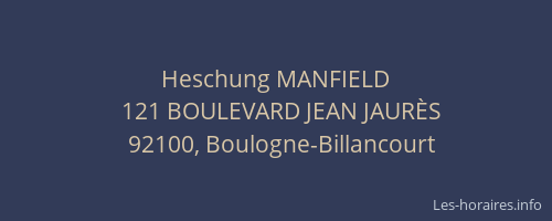 Heschung MANFIELD