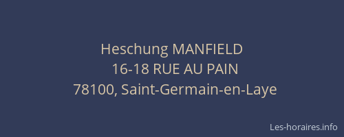 Heschung MANFIELD