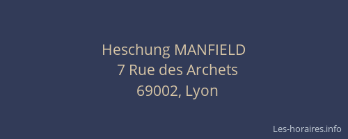 Heschung MANFIELD
