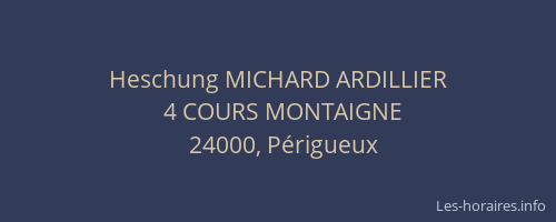 Heschung MICHARD ARDILLIER