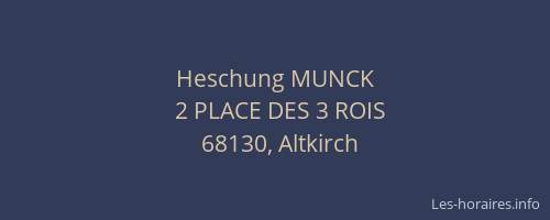 Heschung MUNCK