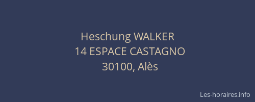 Heschung WALKER