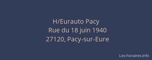 H/Eurauto Pacy
