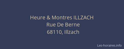 Heure & Montres ILLZACH