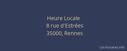 Heure Locale
