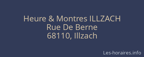Heure & Montres ILLZACH