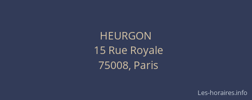 HEURGON