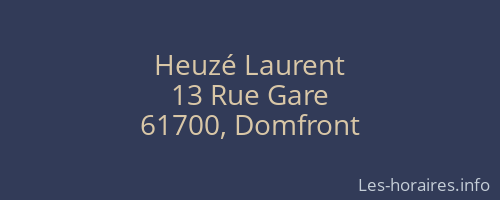 Heuzé Laurent