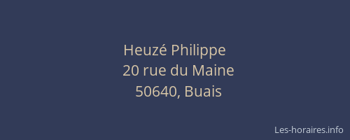 Heuz&eacute; Philippe