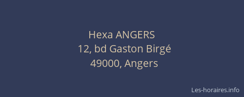 Hexa ANGERS