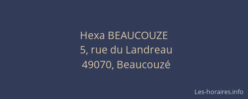 Hexa BEAUCOUZE
