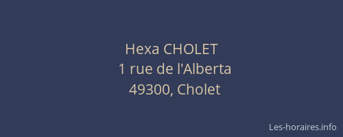Hexa CHOLET