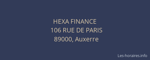 HEXA FINANCE