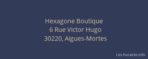 Hexagone Boutique