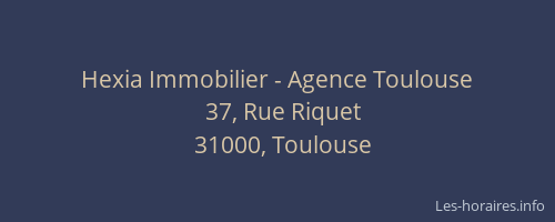 Hexia Immobilier - Agence Toulouse
